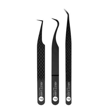 Blackest Volume & Isolation Extension Tweezers Trio Set